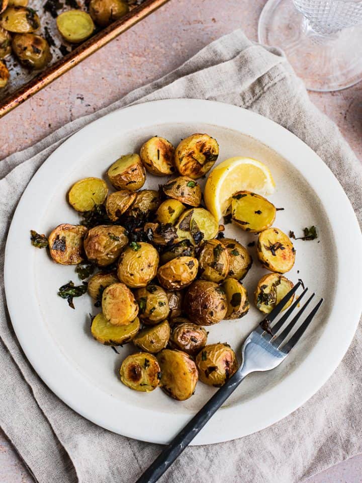 Roasted Lemon Parsley Potatoes