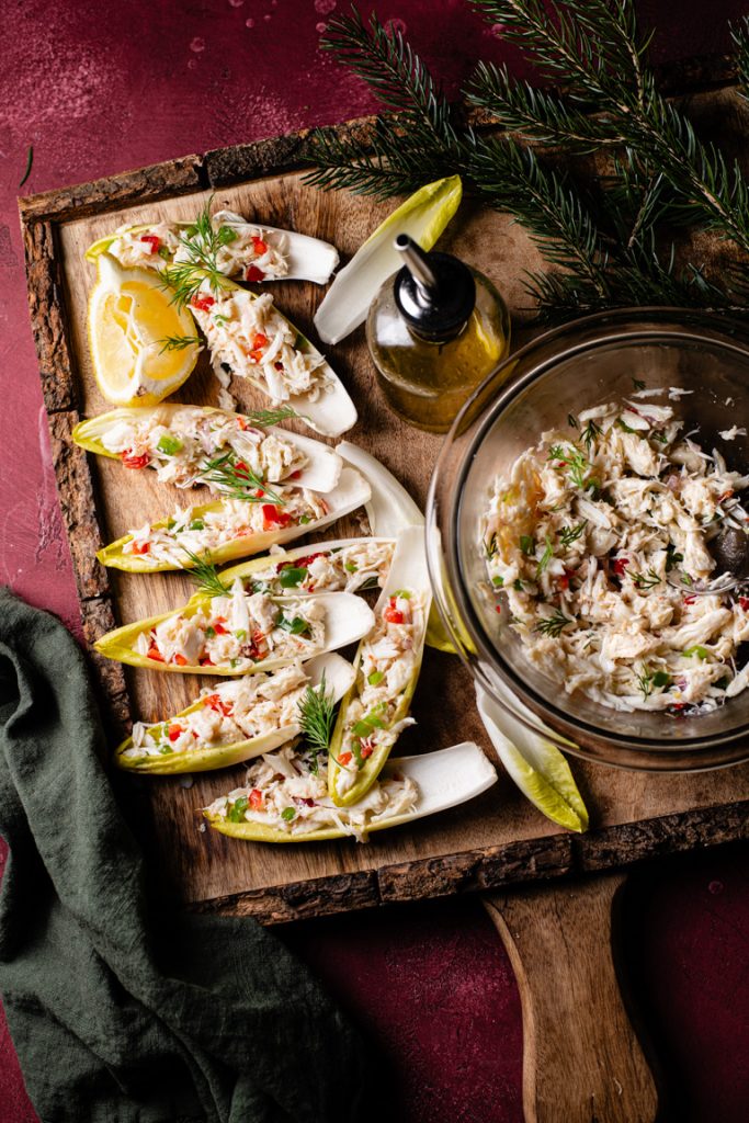 Crab and Endive Hor d'Oeurves
