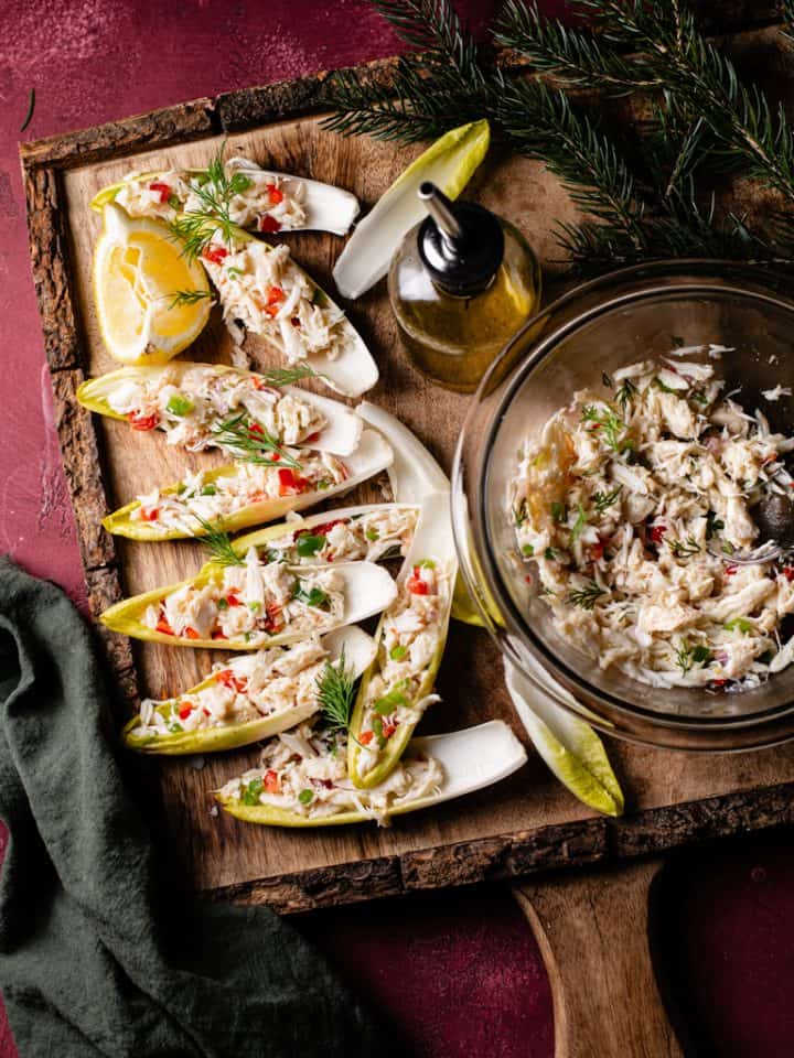 Crab and Endive Hor d'Oeurves